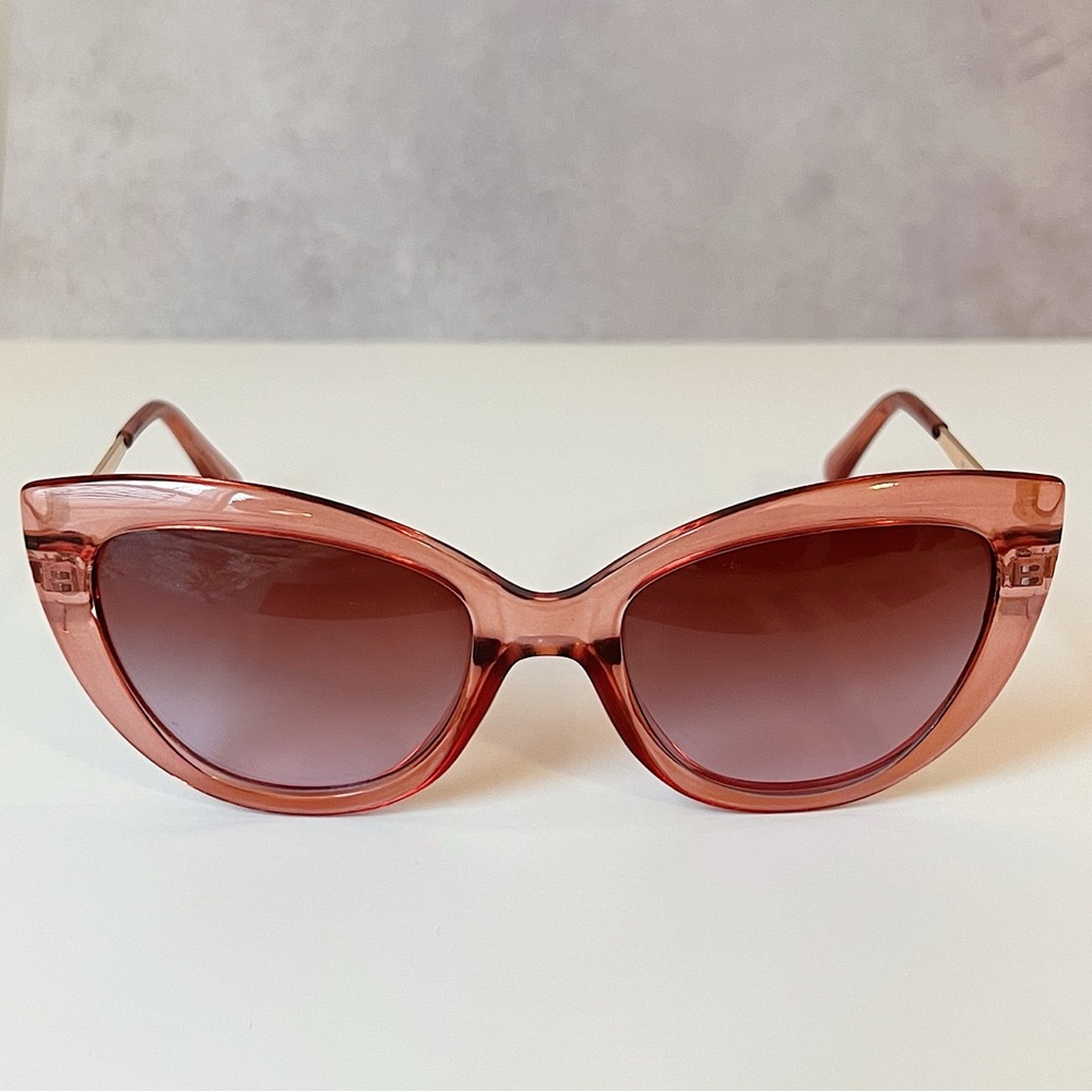 Pink Cat-Eye Sunglasses